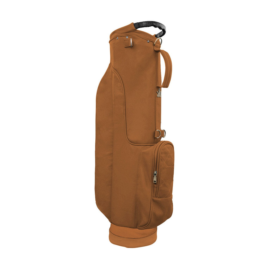Legendary Golf custom leather golf bag in light tan #color_Light Tan
